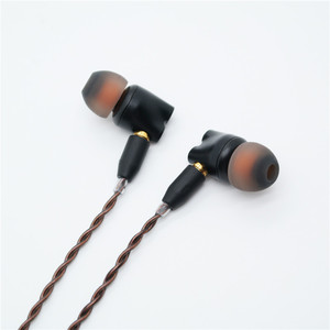 Auriculares con cable con cono de papel de 8 mm, unidad híbrida de PU, cable desmontable MMCX, audio de alta resolución para uso con teléfonos móviles. - Product Image 1