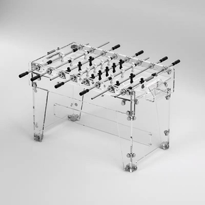 Table de football de table d'intérieur unisexe, robuste, avec plateau transparent en acrylique, pour <span class=keywords><strong>adultes</strong></span> - Product Image 1