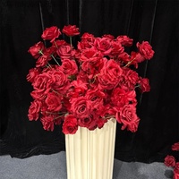 Boule de fleurs artificielle personnalisable de 70 cm pour centre de table de mariage, événement, fête, vitrine