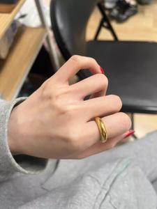 <span class=keywords><strong>Anillo</strong></span> de Pareja de <span class=keywords><strong>Oro</strong></span> <span class=keywords><strong>24K</strong></span> Au999 de 5mm, Perfecto para Aniversarios, Bodas y Regalos Románticos. Usando Tecnología de Fundición de <span class=keywords><strong>Oro</strong></span> de <span class=keywords><strong>24k</strong></span> sobre Plata - Product Image 5