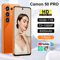 Camon 50Pro Original 16 Go + 1 To, Smartphone 5G LTE 7,3 pouces, Prise en charge CDMA, Android 15, Deca Core, Expédition rapide