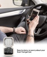 Escáner OBD2 BlueDriver, Herramienta de Diagnóstico OBDII, Estuche de Transporte Protector de Gamuza, Mini Estuche de Almacenamiento a Prueba de Golpes e Impermeable (Beige)