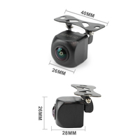 Caméra de recul HD Fish Eye 720P TVI Sginal DC 12v uniquement utilisée pour la radio Android 2din
