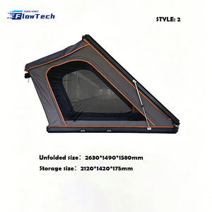Automatic Quick <b>Opening</b> Rooftop Tent Hard Shell Aluminum Alloy Pop <b>Up</b> Car Roof Tent for SUV Truck Waterproof Camping - Product Image 3