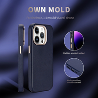 Etuis de téléphone portable en cuir de PU de qualité supérieure avec logo personnalisé pour iPhone 15 14 Pro Max Coque de mode de luxe haut de gamme