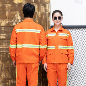 Abiti di sicurezza riflettenti alta Vis abiti da lavoro uniforme abbigliamento da lavoro industriale tuta per lavoro notturno - Product Image 3