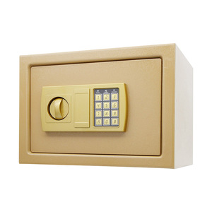 <b>Small</b> Combination Key Safe Steel Plate Security Cabinet Wall Mounted For Hotel Home Office Jewelry Storage <b>Box</b> With Alarm - Product Image 4