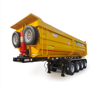 รถดัมพ์ 4 ล้อ, รถดัมพ์แบบกึ่งพ่วง, รถแทรกเตอร์บรรทุกหนัก 60 ลูกบาศก์เมตร, รถดัมพ์แบบกึ่งพ่วงไฮดรอลิกแบบยกท้าย - Product Image 6