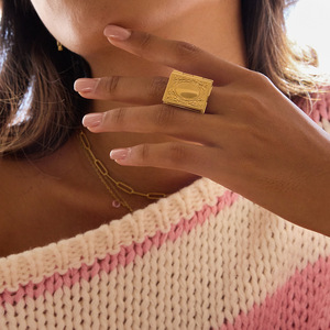 กล่องรูปหัวใจรูปหัวใจสีทองปรับได้ดีไซน์หรูหราของขวัญเครื่องประดับ - Product Image 3