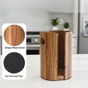 Portarotolo da Tavolo in <span class=keywords><strong>Legno</strong></span> con Manico per Soggiorno, Cucina, Sala da Pranzo e Camera da Letto - Product Image 3