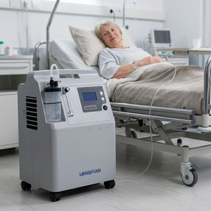 Concentrador de Oxígeno Longfian 5PLM de Grado Médico, Máquina de Oxígeno Doméstica de 5L, Sistema de Oxímetro Portátil Silencioso, Flujo Ajustable de 1-5L - Product Image 2