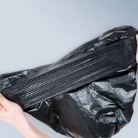 Sacs poubelles personnalisés, grands, blancs et noirs, résistants, pour extérieur, jardin, rue, sacs poubelles en plastique de grande taille