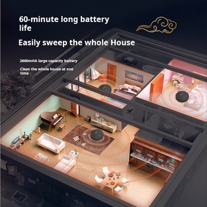 Automatic Robot Vacuum Cleaner Anti-Tangle Sweeping <b>Mopping</b> Machine with HEPA Filter for Whole House Cleaning - Product Image 4
