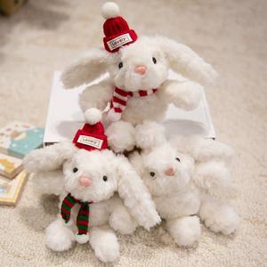 Yeni özel tavşan peluş anahtarlık sıcak satış kolye sarkık kulaklar ile dolması hayvan çocuklar için peluş oyuncak hediye tavşan anahtarlık - Product Image 1