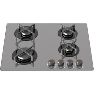 Estufa de <span class=keywords><strong>Gas</strong></span> Premium de 5 Quemadores, Diseño de Vidrio Templado y Acero Inoxidable, Estufa de <span class=keywords><strong>Gas</strong></span> Multiquemador Integrada para <span class=keywords><strong>Encimera</strong></span>, para el Hogar - Product Image 2