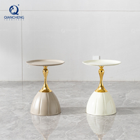 Table basse centrale mobile petite rétro métal simple rond portable moderne créatif salon meubles canapé-lit table d'appoint