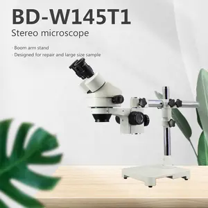 Boshida BD-W245T 3,57-90X бинокулярный Тринокулярный стереомикроскоп с двойной стрелой и светодиодной кольцевой подсветкой