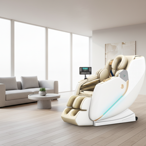 Fauteuil de <span class=keywords><strong>massage</strong></span> RENOVACARE 8D en pierre de jade, <span class=keywords><strong>massage</strong></span> complet du corps, airbag, rouleau pour les pieds, coussin, gravité zéro, chauffage du dos et des jambes, soins de santé, voix IA - Product Image 6