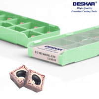 CCMT060202-GM CCMT09T304-VM LF6018/6118 Plaquettes de tournage CNC PVD de haute qualité en forme de L