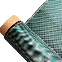 Tissu en fibre de carbone tissé métallique vert argenté, tissu en fil métallique coloré pour yacht, planche de surf, voiture, canne à pêche, garçons