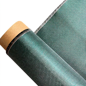 Tela de Fibra de Carbono Tejida Metálica Verde Plateada, Tela de Alambre Metálico Colorida para Yates, Tablas de Surf, Autos, Cañas de Pescar, Niños - Product Image 1