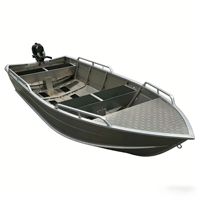 Bateau de pêche en aluminium de 8 pieds, fabrication directe d'usine, OEM ODM, entièrement soudé, bateau de pêche de loisir Jon pour la pêche, petits travaux