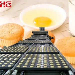 Ligne <span class=keywords><strong>de</strong></span> production <span class=keywords><strong>de</strong></span> madeleines/muffins/tartelettes/cupcakes entièrement automatique, machine à faire des gâteaux avec mélangeur, <span class=keywords><strong>four</strong></span> à pâtisserie, capacité <span class=keywords><strong>de</strong></span> 500 kg/h - Product Image 2