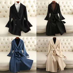 Nouvelle conception 2026 – Manteau long en <span class=keywords><strong>laine</strong></span> pour <span class=keywords><strong>femme</strong></span>, double boutonnage, grande taille, élégant et coupe-vent pour l'automne et l'hiver - Product Image 5