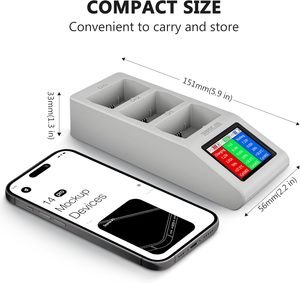 Startrc cargador de batería de Vuelo Inteligente, cargador de <span class=keywords><strong>3</strong></span> vías para DJI Mini 4 Pro y Mini <span class=keywords><strong>3</strong></span> Pro, accesorios para Drones - Product Image 2