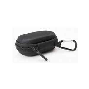 <b>Hard</b> <b>Shell</b> Protective <b>Case</b> 45 RPM Adapter <b>Case</b> EVA Foam Pouch Recorder Accessory <b>Cases</b> for 45 Record Adapters with Carabiner - Product Image 3