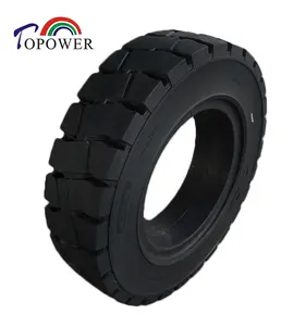 Professional Solid Tire Factory Produced Topower Brand 900-20 10.00-20 9.00-20 Port Trailer Tires Forklift Tires