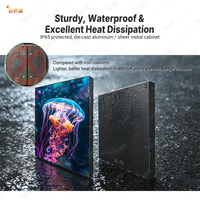 Panel LED 3D P4 P5 para Exteriores, de Gran Tamaño, con Servicio Frontal, Ligero, Fácil de Instalar, Pantalla de Video, Resistente al Agua, Cartel Publicitario