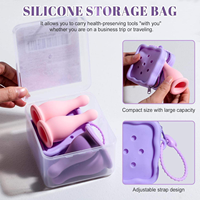 Outils faciaux portables en silicone Gua Sha 2-en-1 : Kit de massage anti-stress et détoxifiant pour le visage et les yeux, outil de soin doux pour la peau, idéal pour la maison et les voyages