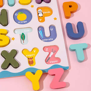 Montessori niños educativos juguete DigitalAlphabet rompecabezas fabricante directo SaleEarly educación cognitivo juguete - Product Image 6