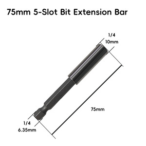 Extended <b>Bit</b> <b>Set</b> 75mm Hex Shank Steel <b>Screwdriver</b> <b>Bits</b> for Electric Tools - Product Image 5