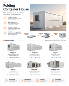Venta al por mayor de casas contenedor prefabricadas expandibles de 40 y 20 pies, con 1, 2, 3, 4 o 5 dormitorios, modernas, modulares, tipo Granny Flat - Product Image 2