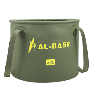 Al-Nasr Folding Water Bucket 20L Portable Outdoor Camping Hiking Basin Bag - Product Image 1