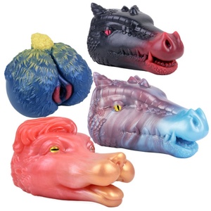 GEEBA Monster Dragon - Copa Masturbadora Masculina de Silicona Suave al por Mayor, Copa de Masturbación con Canal de Vagina - Product Image 1
