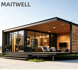 Casa Prefabbricata Modulare Pieghevole, Casa Mobile, Tiny House, Container House Personalizzata di Lusso a Basso Prezzo, Pronta per la Spedizione, con Pannelli Sandwich <span class=keywords><strong>in</strong></span> <span class=keywords><strong>Vendita</strong></span> - Product Image 1