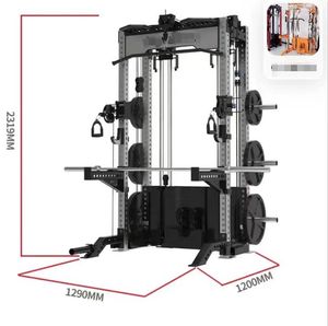 Phòng tập thể dục nhà kéo xuống và hàng thấp Combo đa chức năng điện Rack cáp chéo máy với thép đối trọng 70kg - Product Image 3