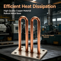 Venta al por mayor de tubos de aleación de aluminio mecanizados por CNC para disipación de calor, doblado, corte y soldadura para máquinas láser LED