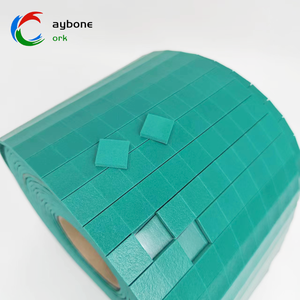 Vente en gros de tampons en mousse PVC Premium sur <span class=keywords><strong>rouleau</strong></span> 18*18*3mm tampons d'expédition en mousse EPS verts remplaçables et protecteurs pour les dommages causés par le transport - Product Image 2