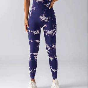Vente en gros de leggings de yoga pour femmes prix bon marché leggings de yoga pour femmes sublimation complète leggings de yoga avec logo personnalisé pour femmes - Product Image 6