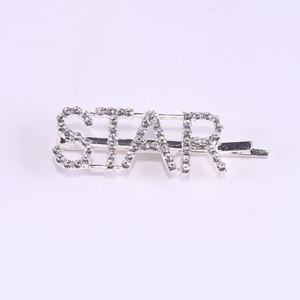 Letter Pearl Rhinestone Metal <b>Hair</b> <b>Clip</b> and <b>Diamond</b> Hairpin for Girls Party <b>Hair</b> Accessories Headdress - Product Image 1
