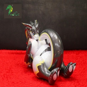 Dragon noir gonflable personnalisé, jouet animal gonflable avec poupée gonflable SPH <span class=keywords><strong>Goodra</strong></span>, durable pour l'affichage et la décoration - Product Image 3