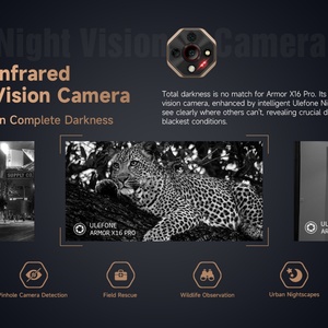 สมาร์ทโฟน Ulefone Armor X16 Pro รุ่นทนทาน ระบบปฏิบัติการ Android 15 กล้องมองกลางคืน 5G แบตเตอรี่ 10360mAh ความจุ 8+256GB มือถือ Ulefone - Product Image 4