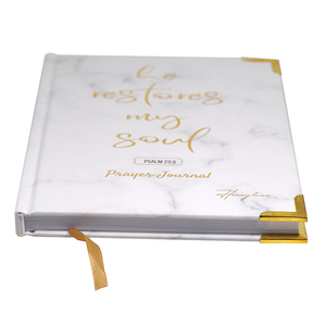 Muestra Gratuita, <span class=keywords><strong>Nuevo</strong></span> Diseño, Diario de Oración Personalizado, Cuaderno con Diseño de Mármol Dorado, Impresión de Diario Moderno - Product Image 5