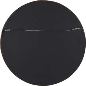 <span class=keywords><strong>Espejo</strong></span> de pared con marco de madera Circular marrón Simple Natural, 91,44 <span class=keywords><strong>cm</strong></span> de diámetro, decoración geométrica para el hogar - Product Image 5