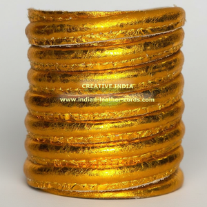 Cordons en cuir nappa de couleurs fantaisie, finition cirée imperméable et écologique à haute ténacité pour sacs, vêtements, chaussures, textiles de maison - Product Image 1