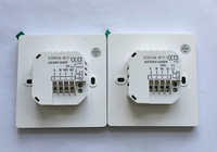Termostato Inteligente WiFi para Habitación, Control Remoto por Aplicación Tuya, Programación Semanal de 6 Periodos, Panel Táctil, Montaje de 86 mm, Calefacción por Suelo Radiante Eléctrica para Hotel